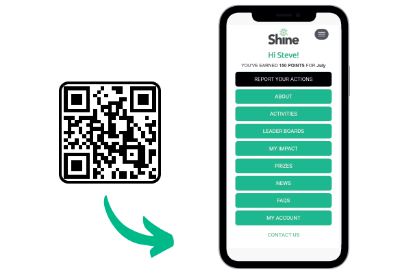 QR scan and mobile phone